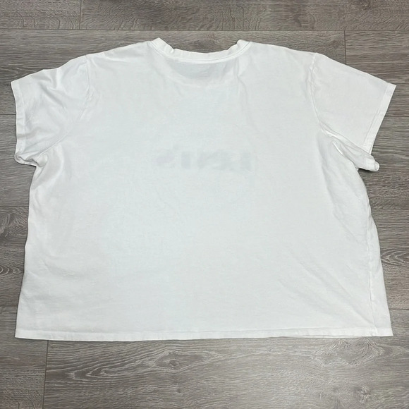 Levi’s White Varsity Circle Logo Short Sleeve Crewneck T-Shirt 3X - Picture 14 of 14